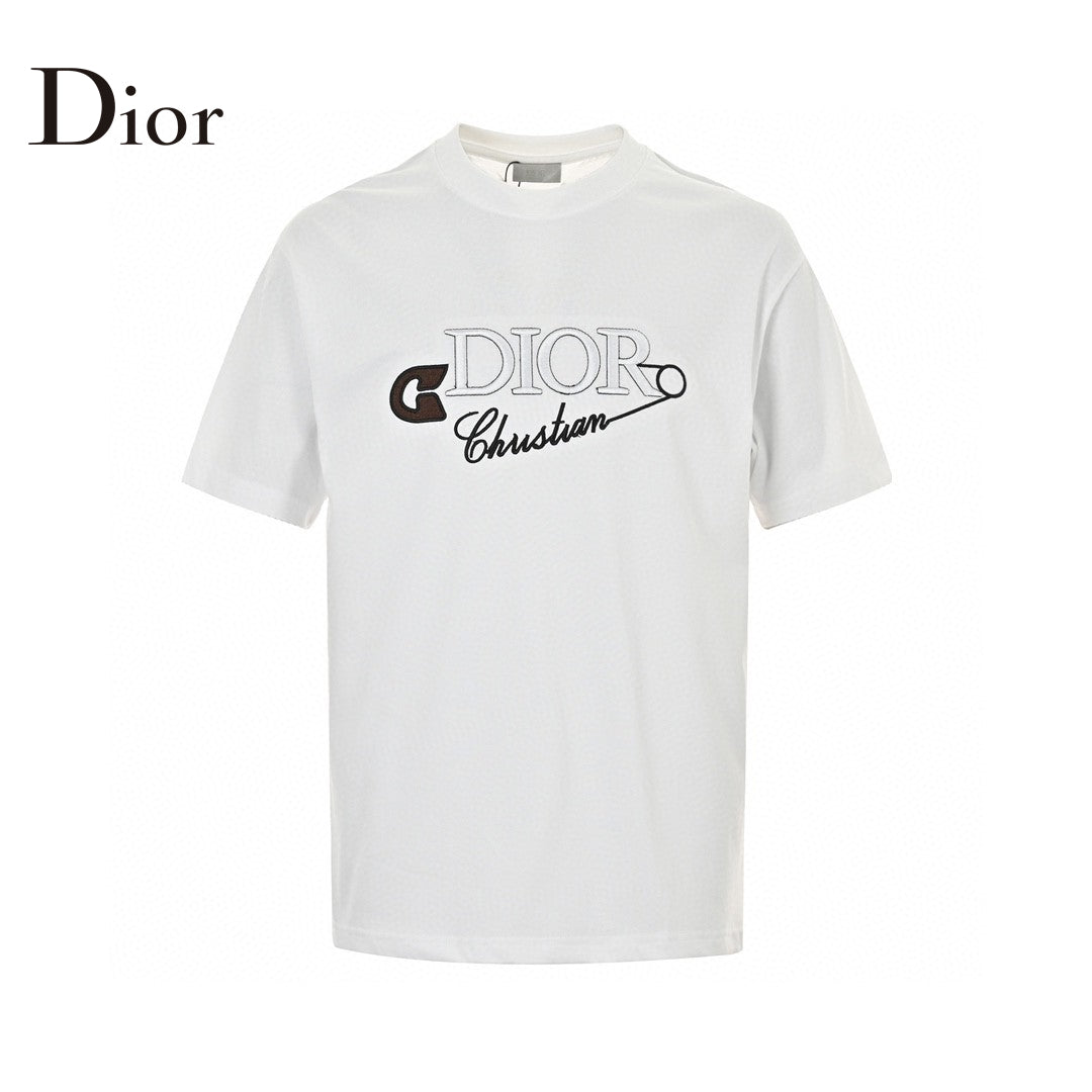 D*or safety pin logo t-shirt