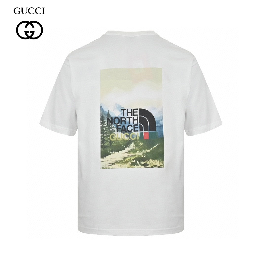 the n0*h F**e x g*u*i nature print t-shirt