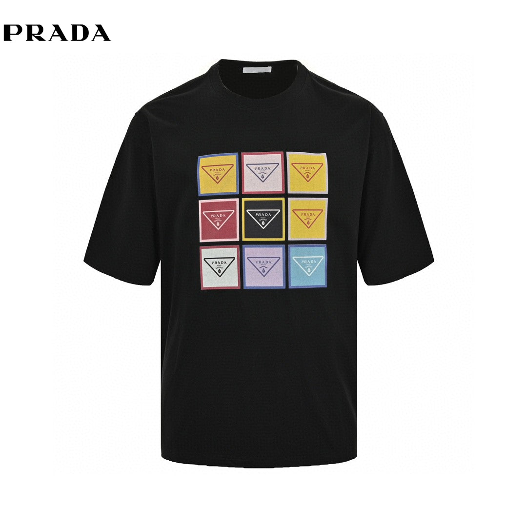 Pra*a pop art logo t-shirt (black)