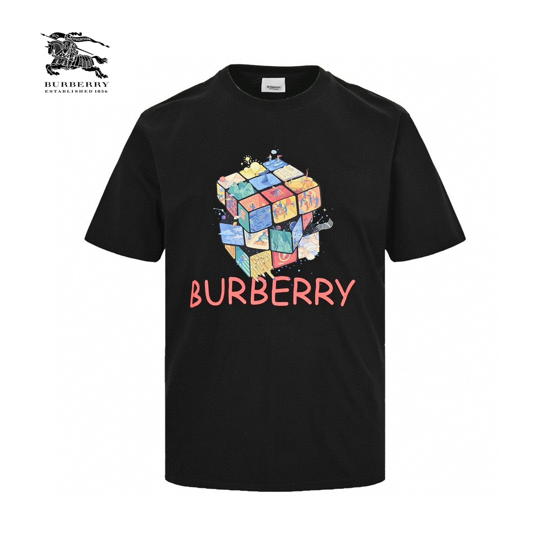 B**rry rubik's cube graphic t-shirt (black)