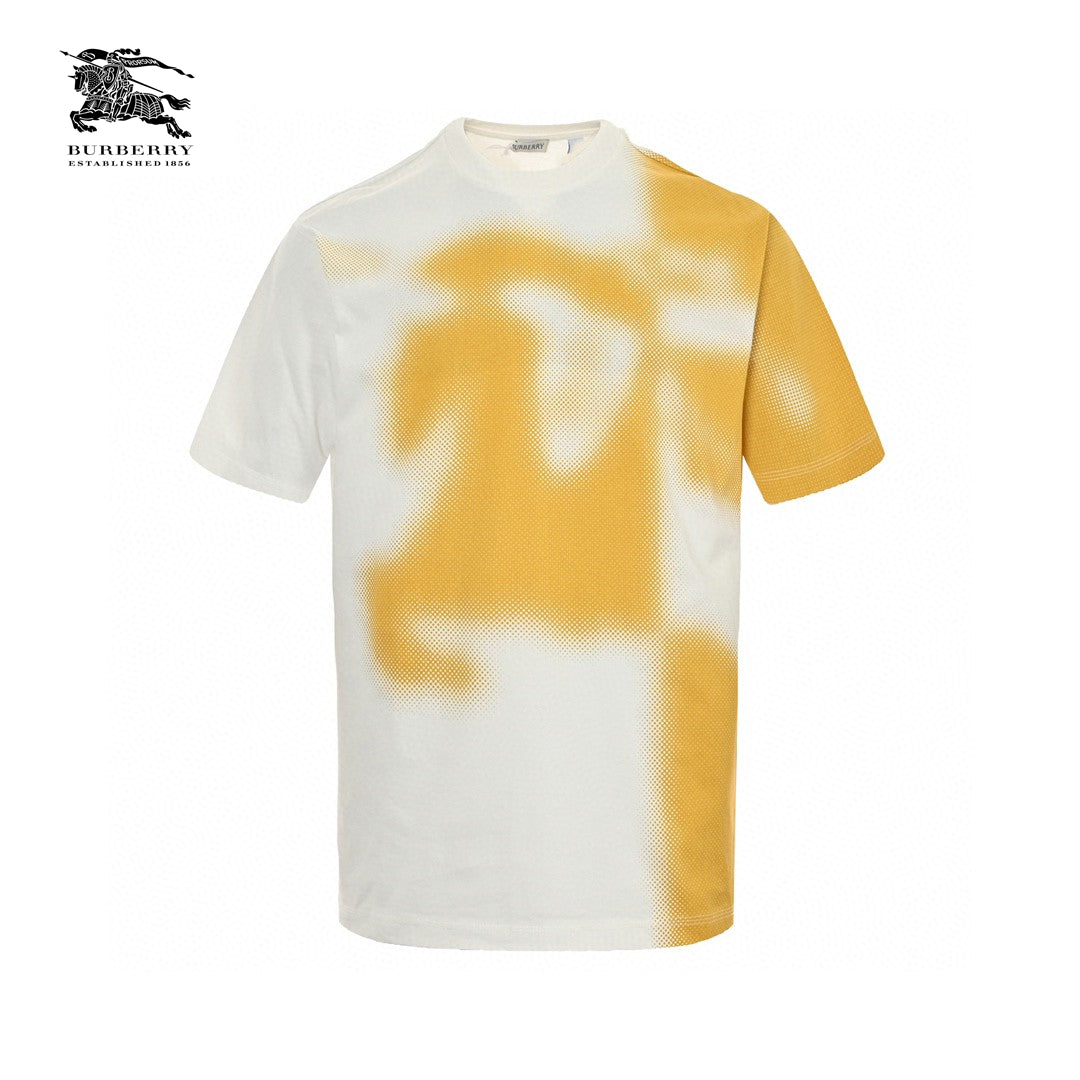 B**rry gradient equestrian logo yellow t-shirt