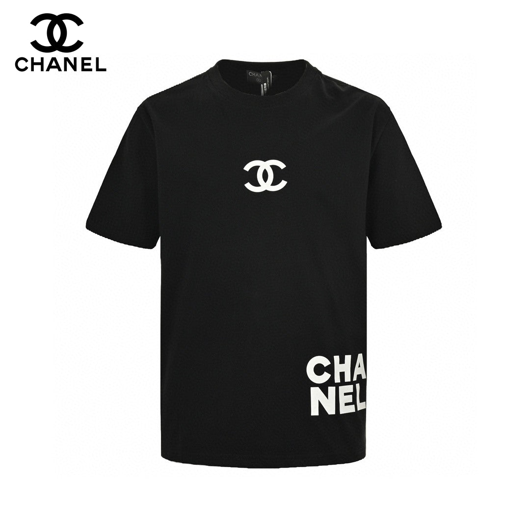 Ch*el double c logo t-shirt (black)
