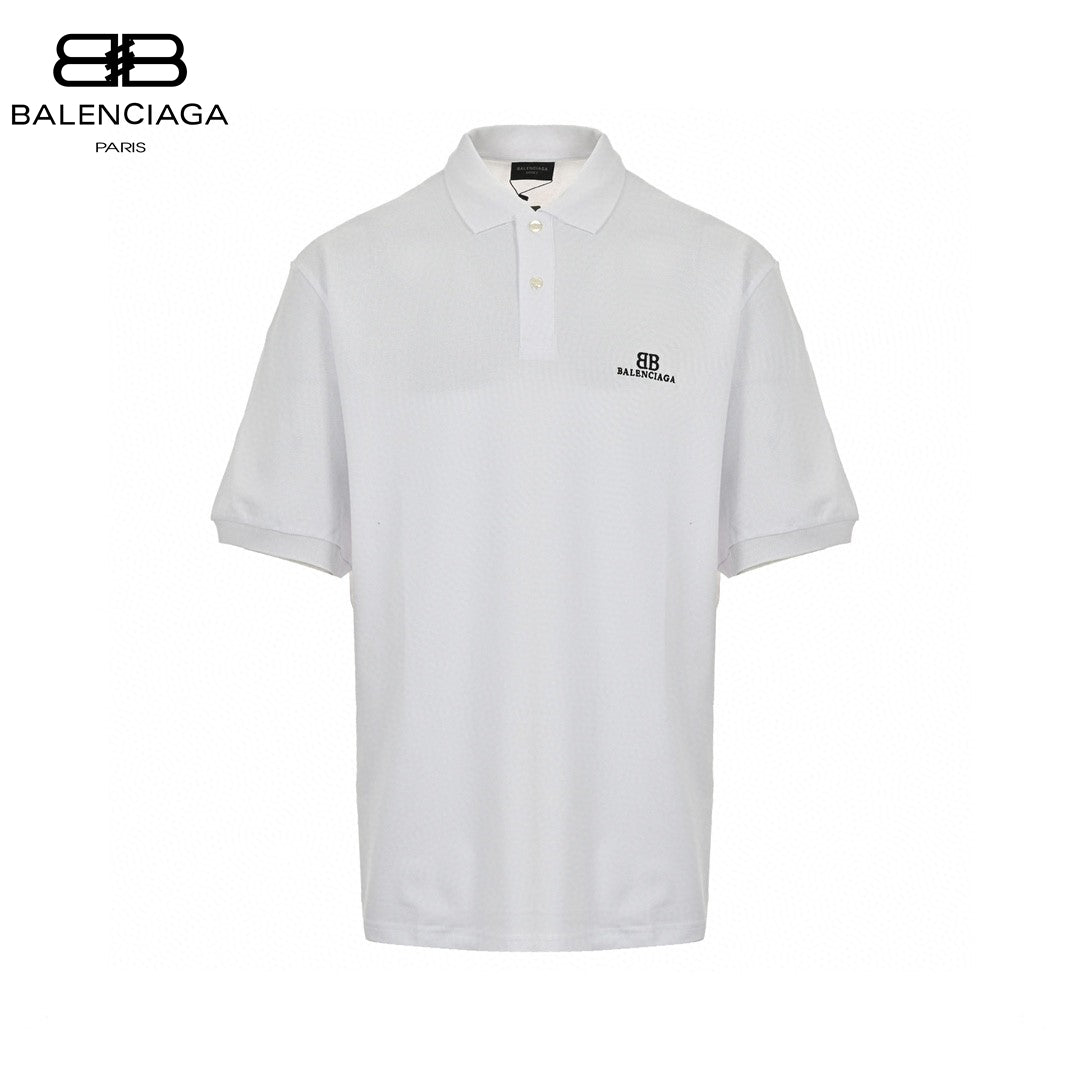 Ba*len*cia*ga classic logo polo shirt