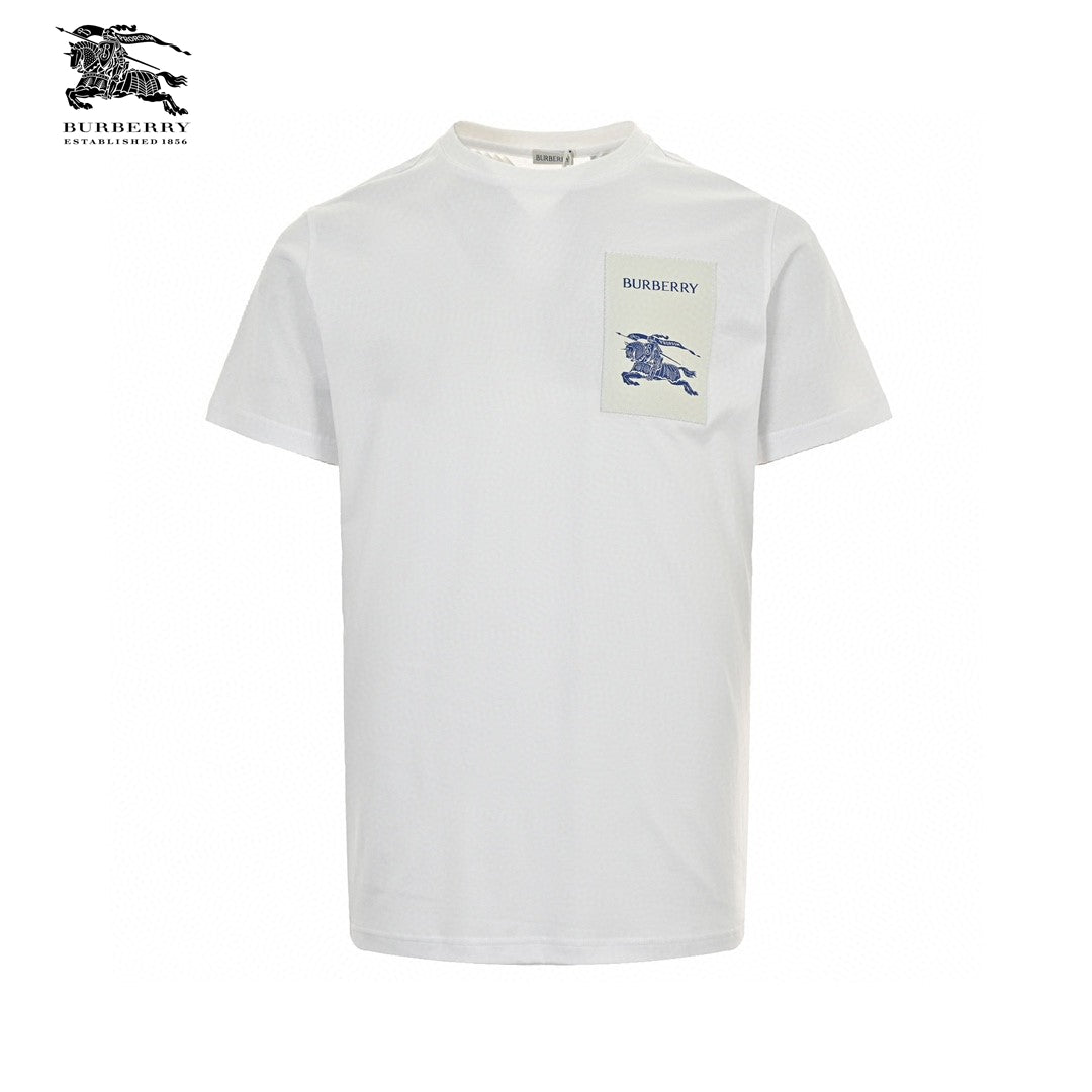 B**rry embroidered patch t-shirt (white)