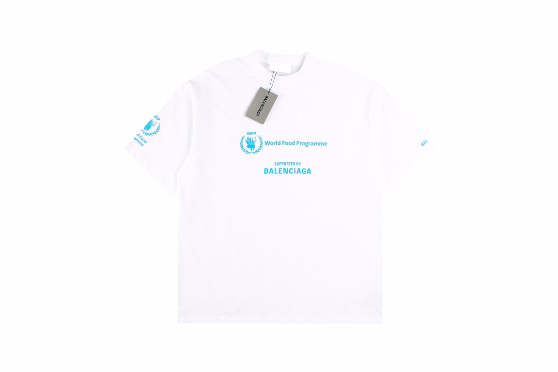 Ba*len*cia*ga world food programme t-shirt