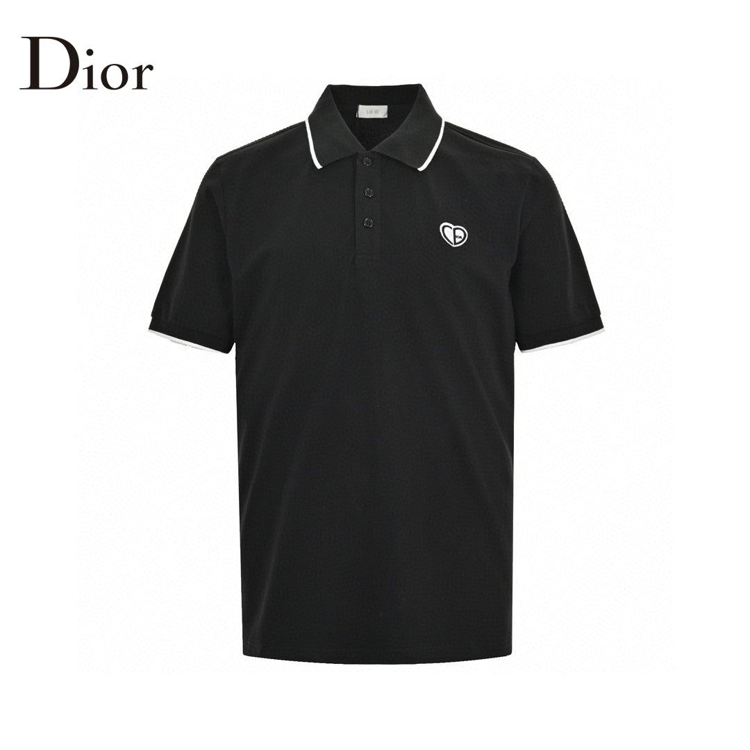 D*or black polo shirt