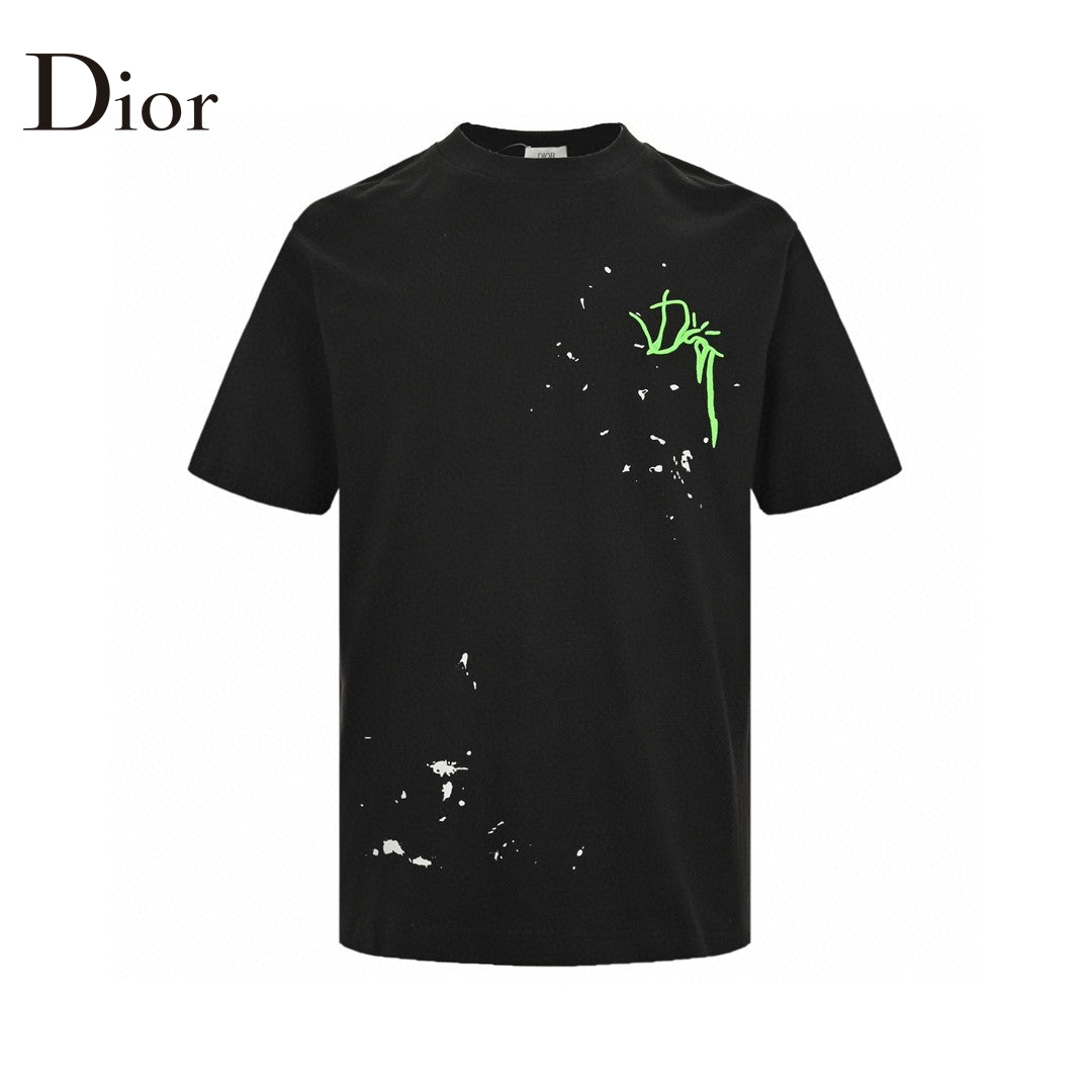 D*or artistic splatter t-shirt (black)
