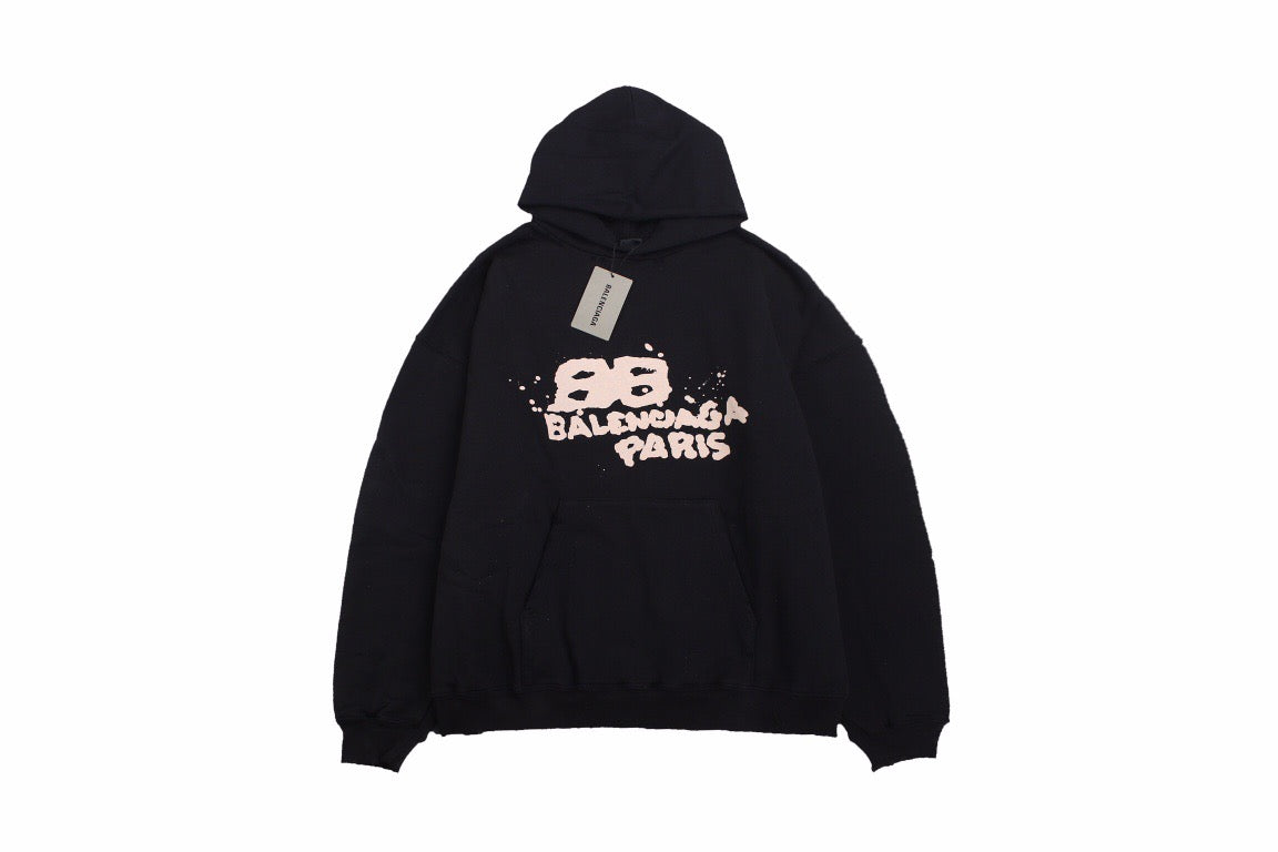 Ba*len*cia*ga graffiti hoodies