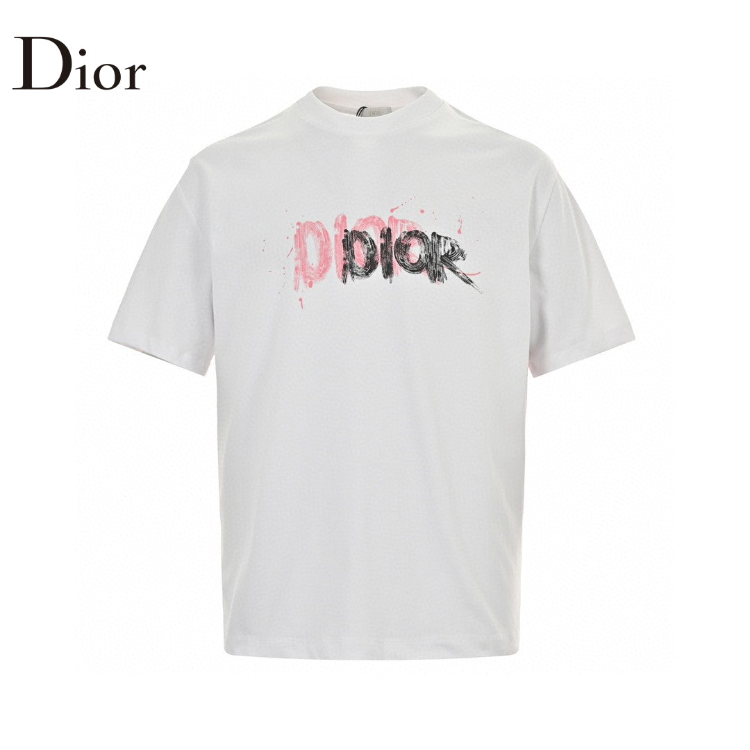 D*or graffiti logo t-shirt in white