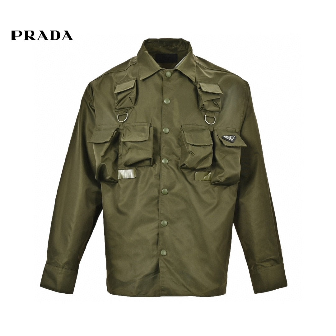 Pra*a military style jacket