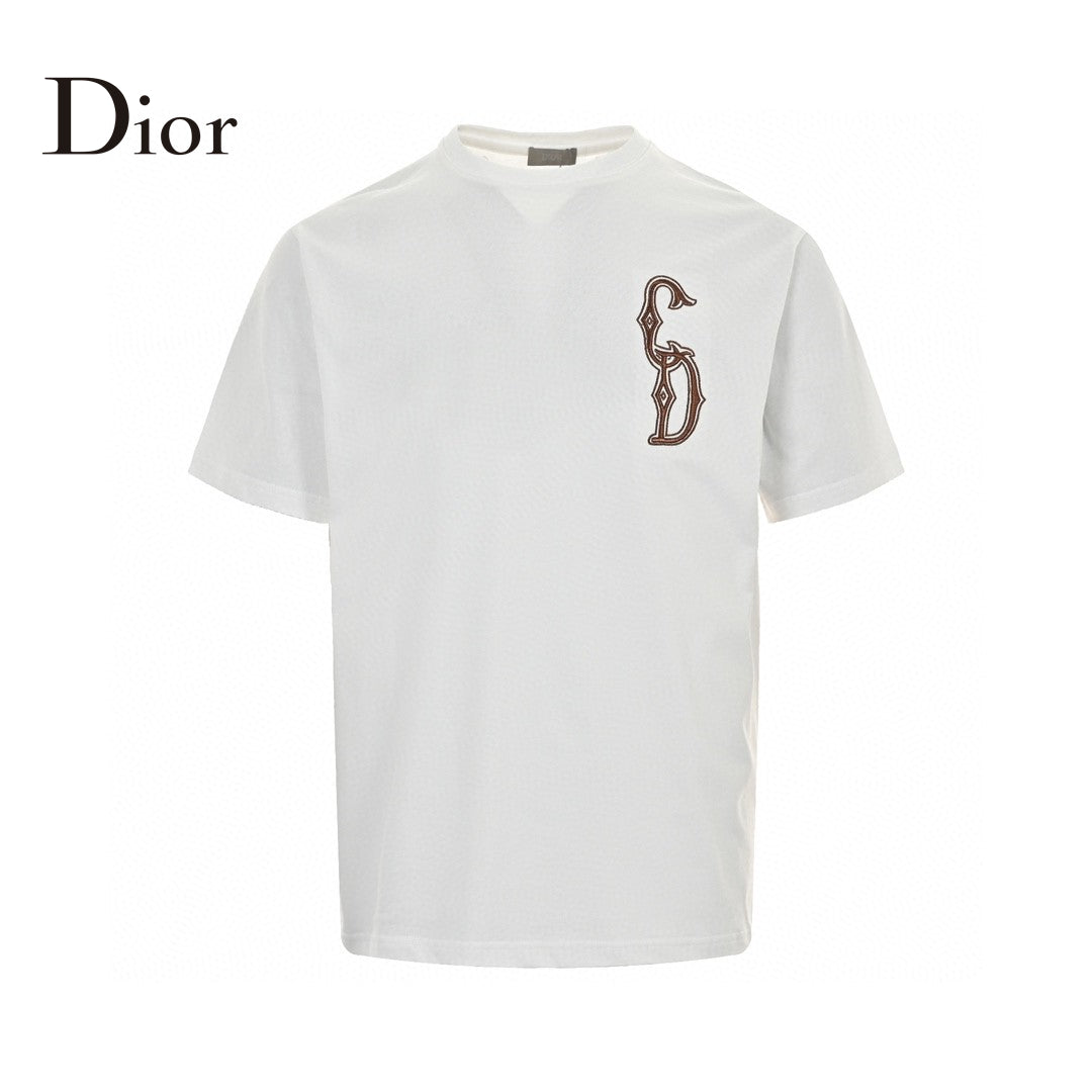 D*or embroidered cd logo t-shirt (white)