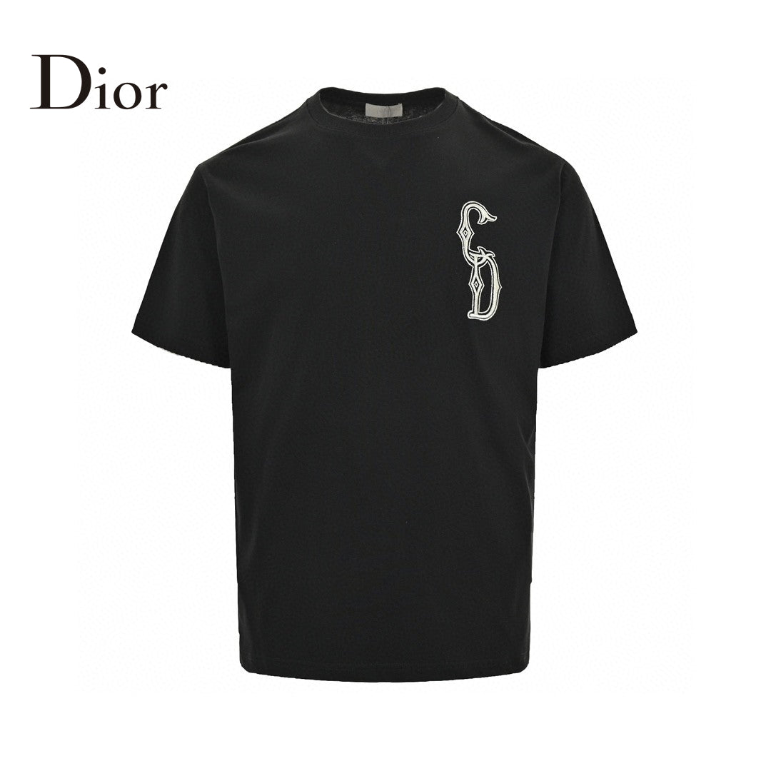D*or embroidered cd logo t-shirt (black)