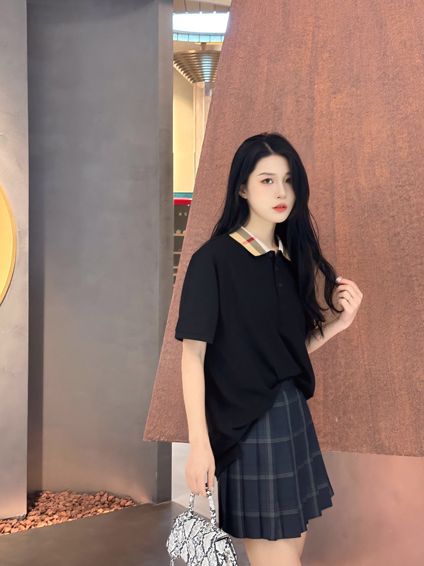 B**rry polo shirt (black)