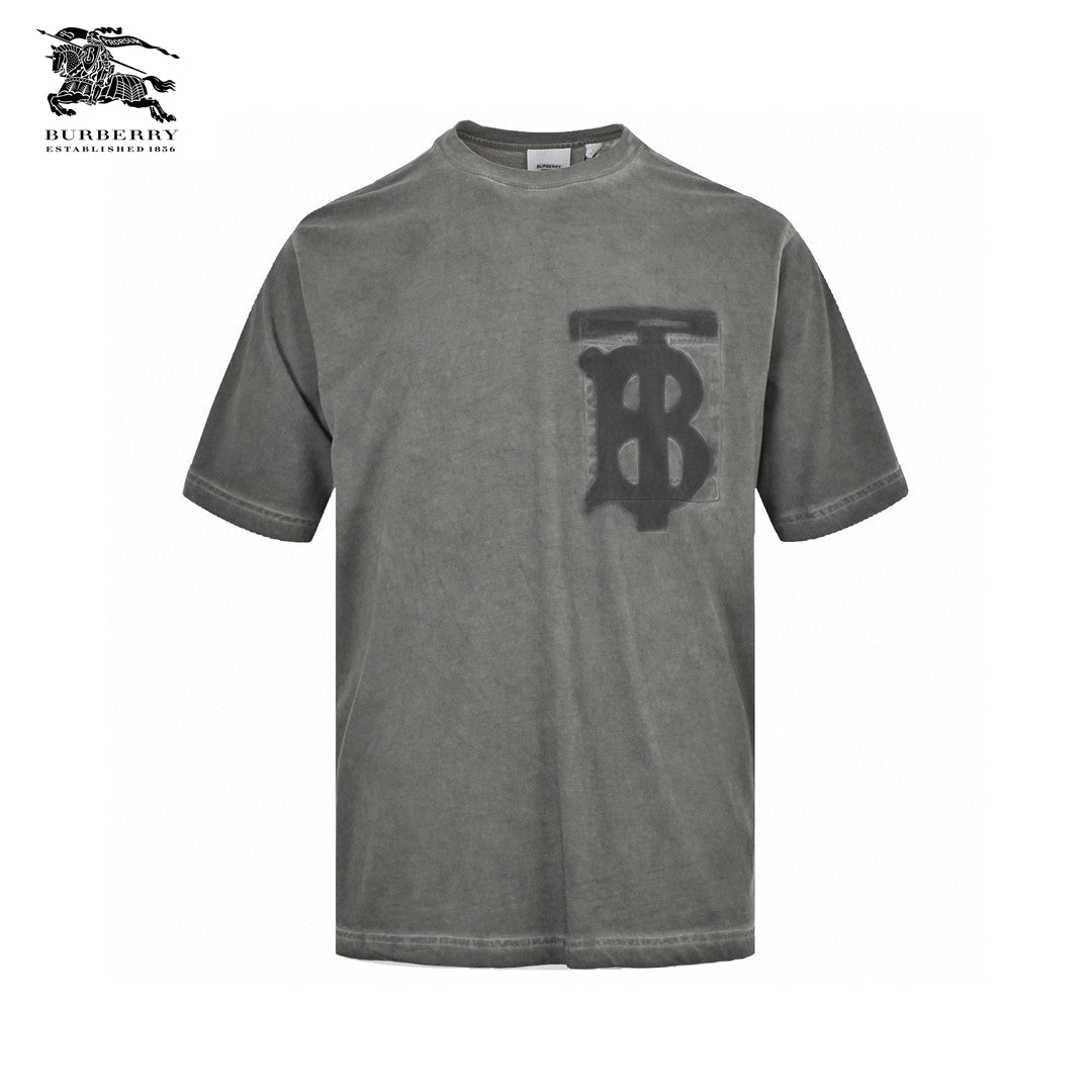 B**rry grey t-shirt with logo