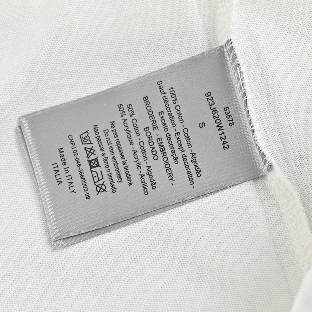 D*or star graphic white t-shirt