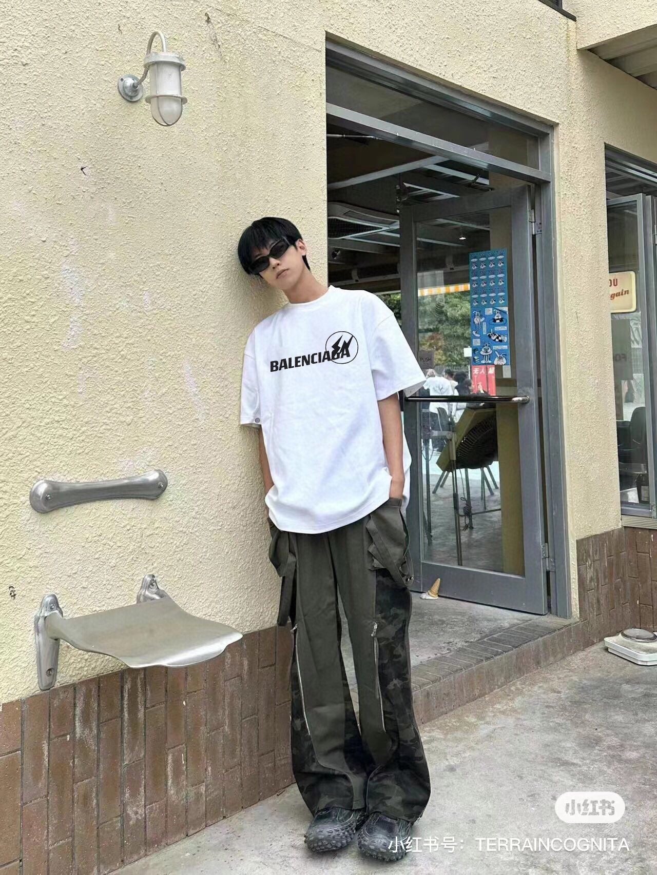 Ba*len*cia*ga logo t-shirt