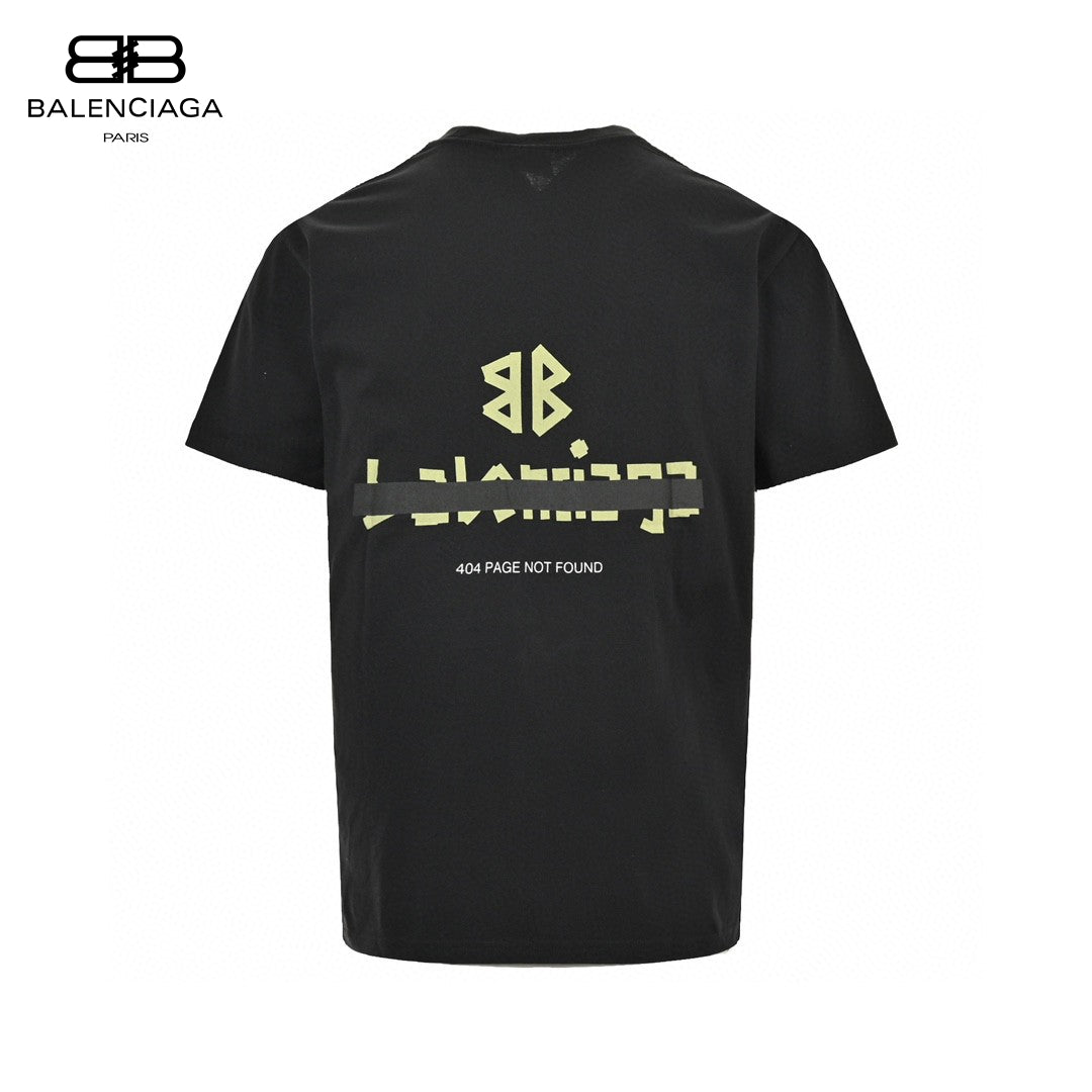 Ba*len*cia*ga black graphic t-shirt