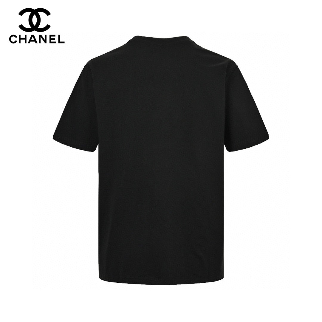 Ch*el double c logo t-shirt (black)