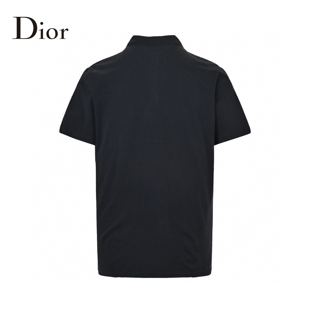 D*or oblique embroidered polo shirt