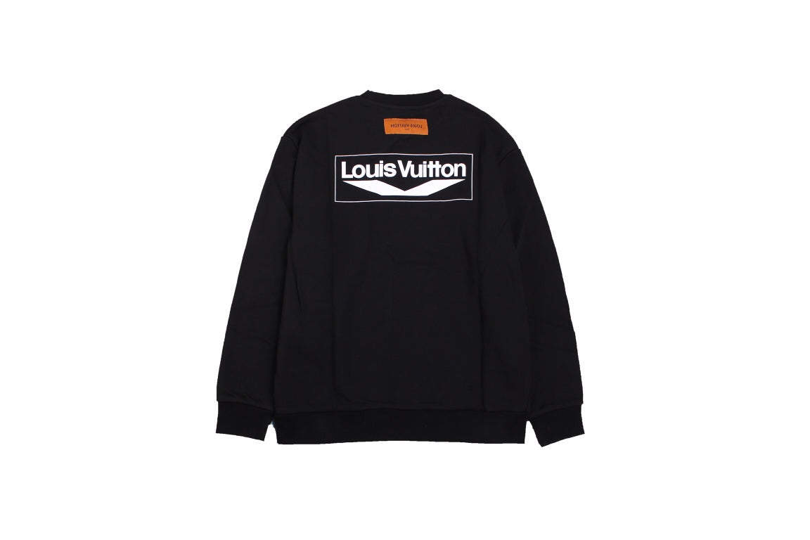 Pra*a repeated logo sweatshirt