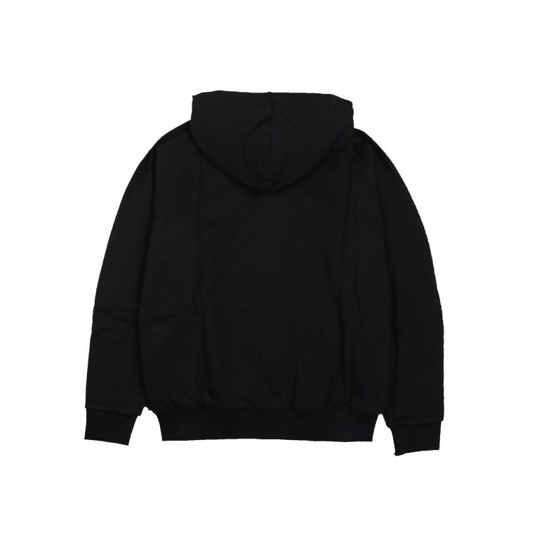 B**rry zip-up hoodie - black
