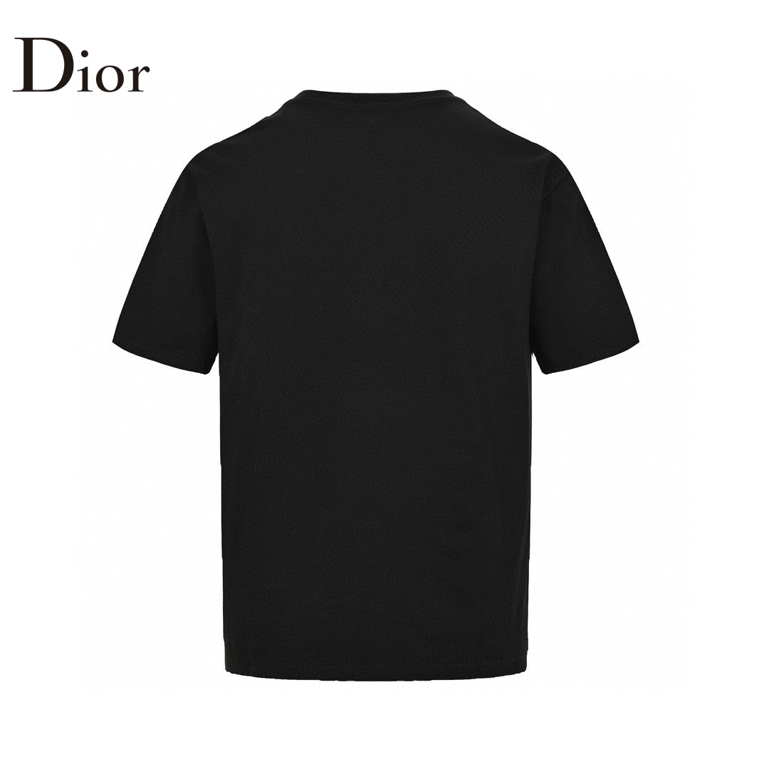 D*or starry sky t-shirt in black