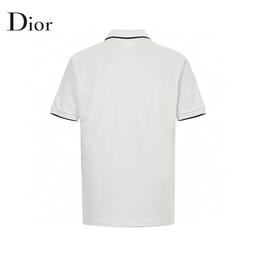 D*or white polo shirt