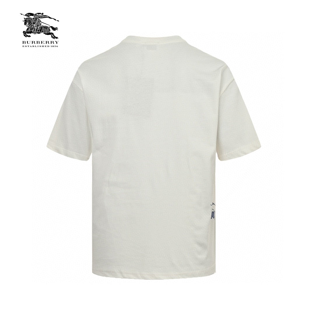 B**rry white cotton t-shirt