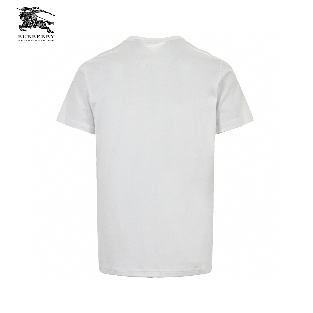 B**rry embroidered patch t-shirt (white)