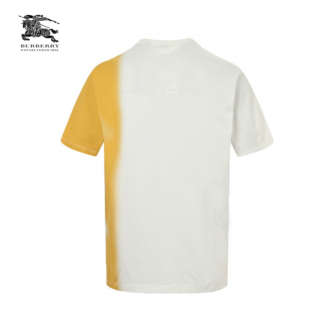 B**rry gradient equestrian logo yellow t-shirt