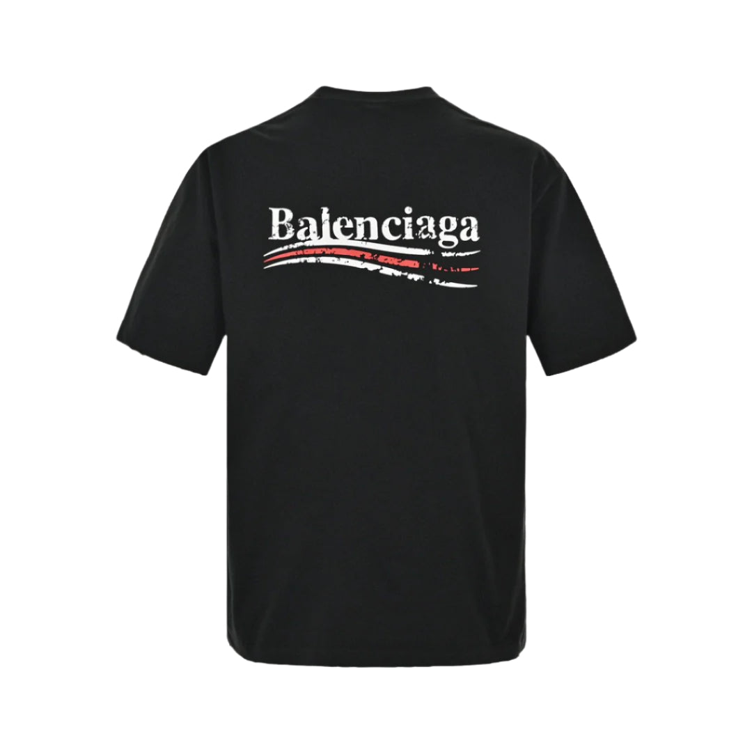 Ba*len*cia*ga political campaign t-shirt (black)