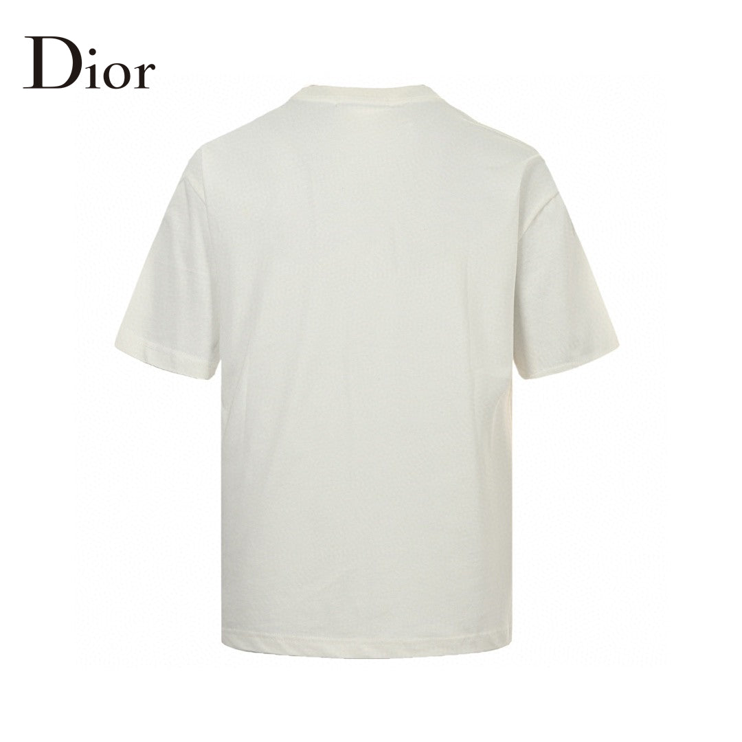 D*or white t-shirt with bold logo