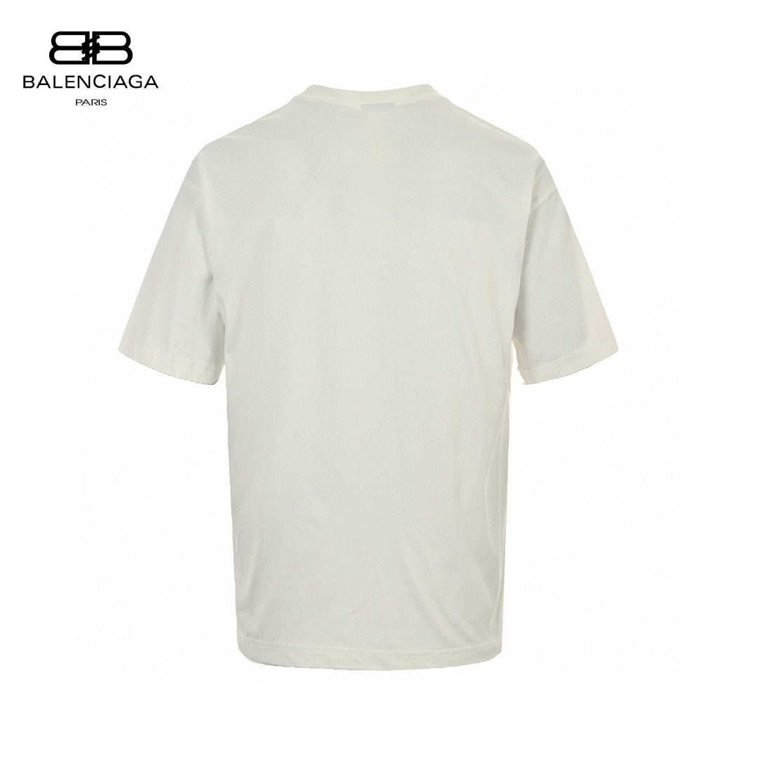 Ba*len*cia*ga gradient logo t-shirt