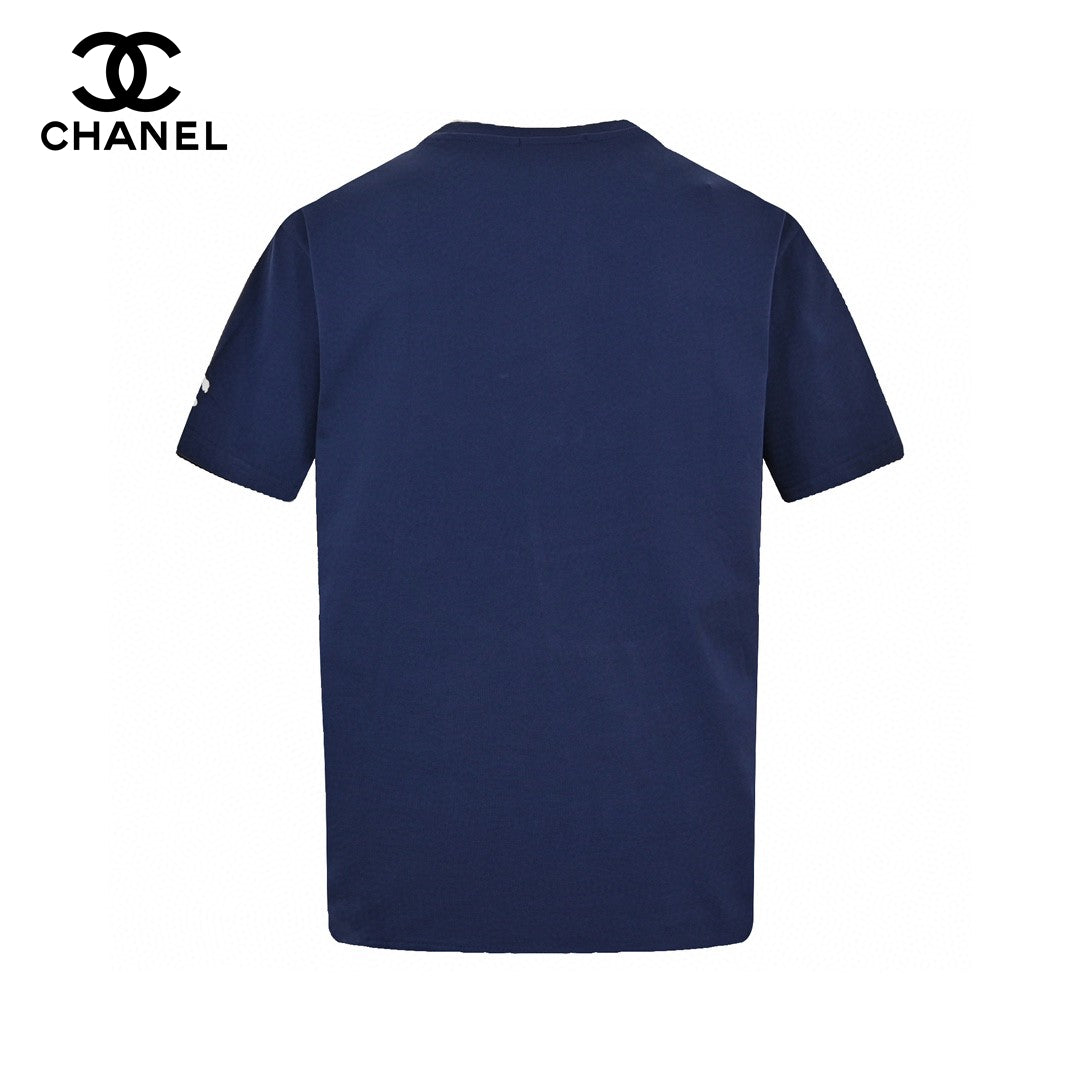 Ch*el logo t-shirt (navy blue)