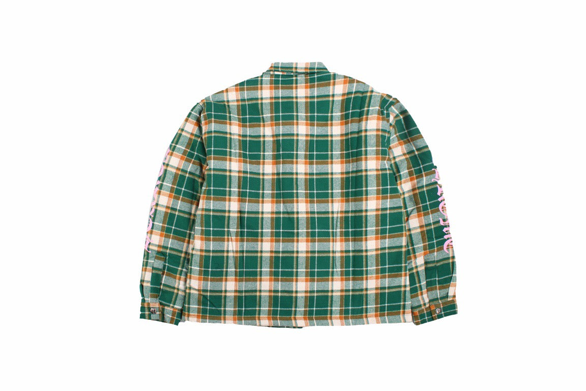 B**rry green plaid shirt