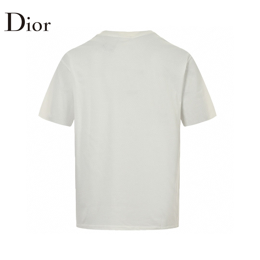 D*or starry sky t-shirt in white