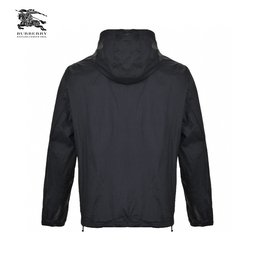 B**rry lightweight hooded jacket - black
