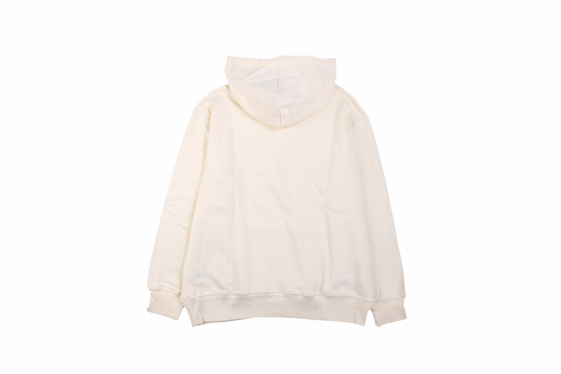 G*u*i rainbow logo hoodie - cream
