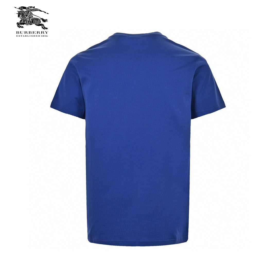 B**rry embroidered patch t-shirt (blue)