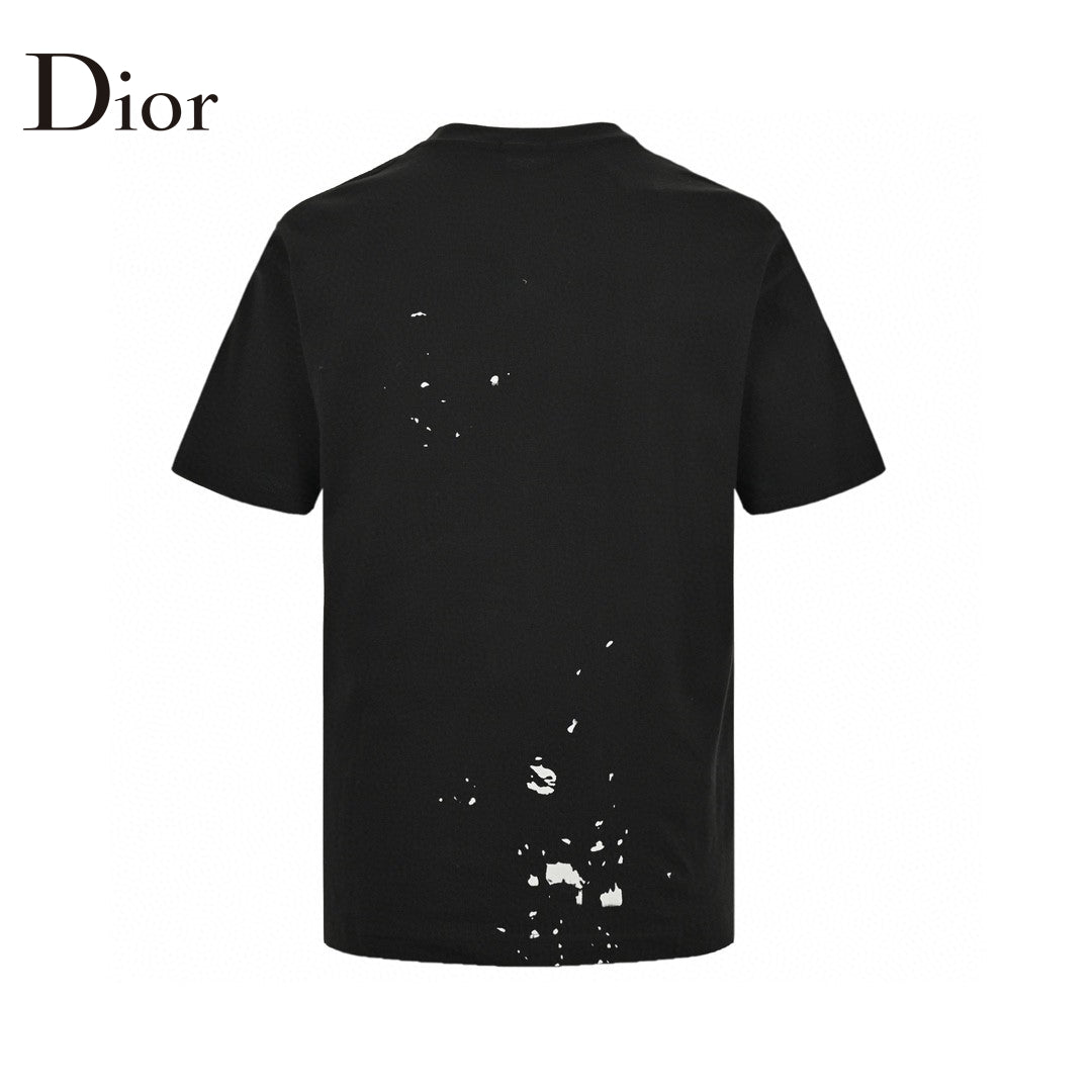 D*or artistic splatter t-shirt (black)