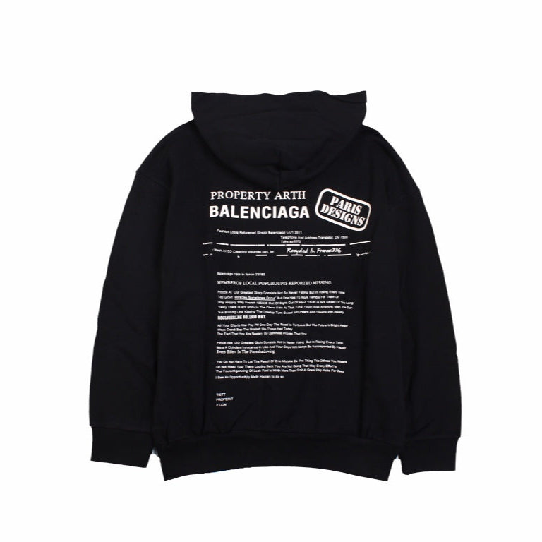 Ba*len*cia*ga paris team hoodie