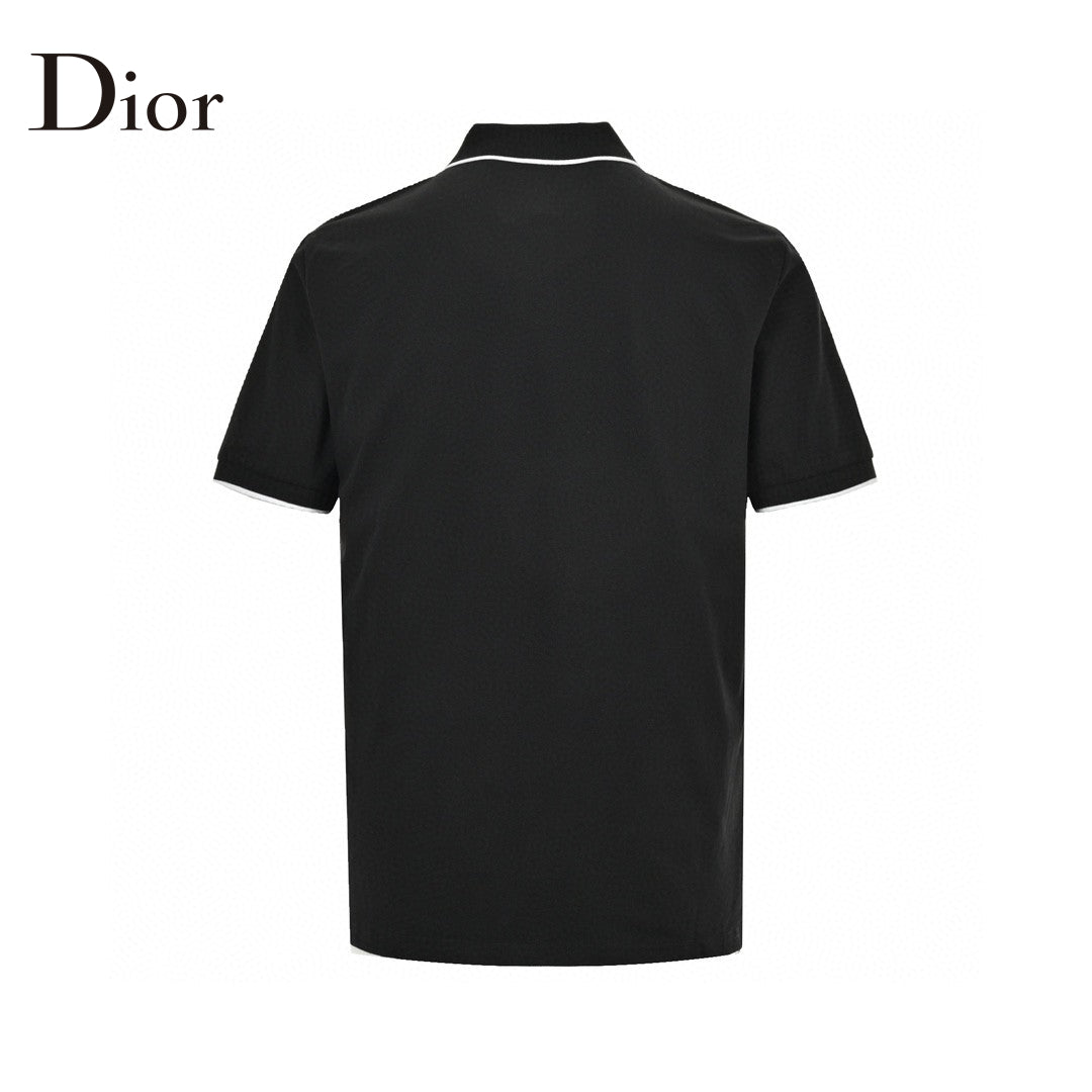 D*or black polo shirt