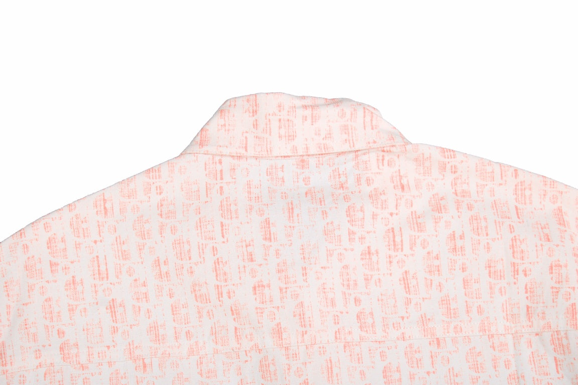 D*or monogram shirt (pink/white)