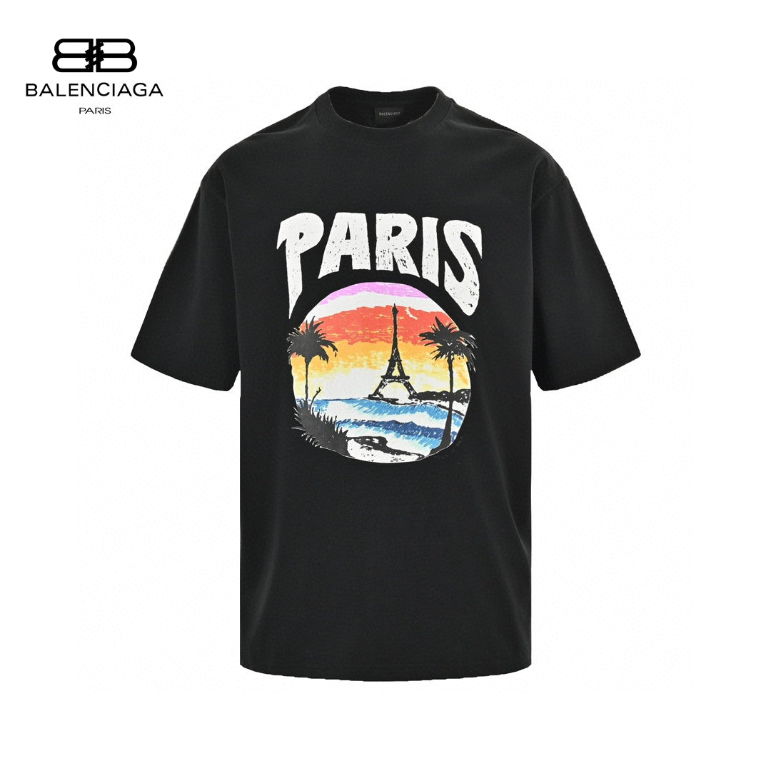 Ba*len*cia*ga t-shirt - paris graphic