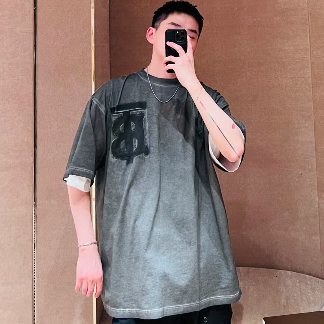 B**rry grey t-shirt with logo