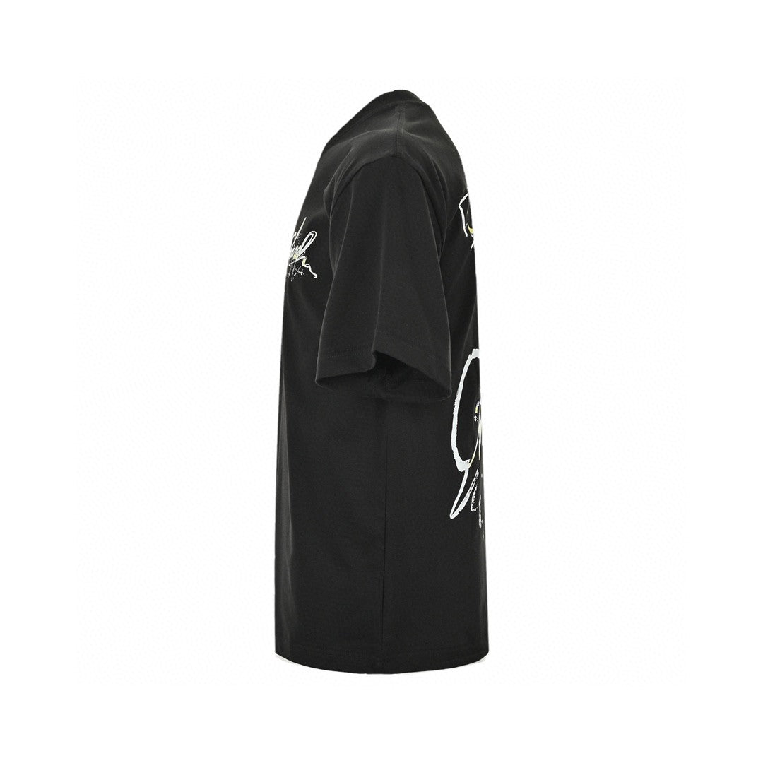 Ch*el signature logo black t-shirt