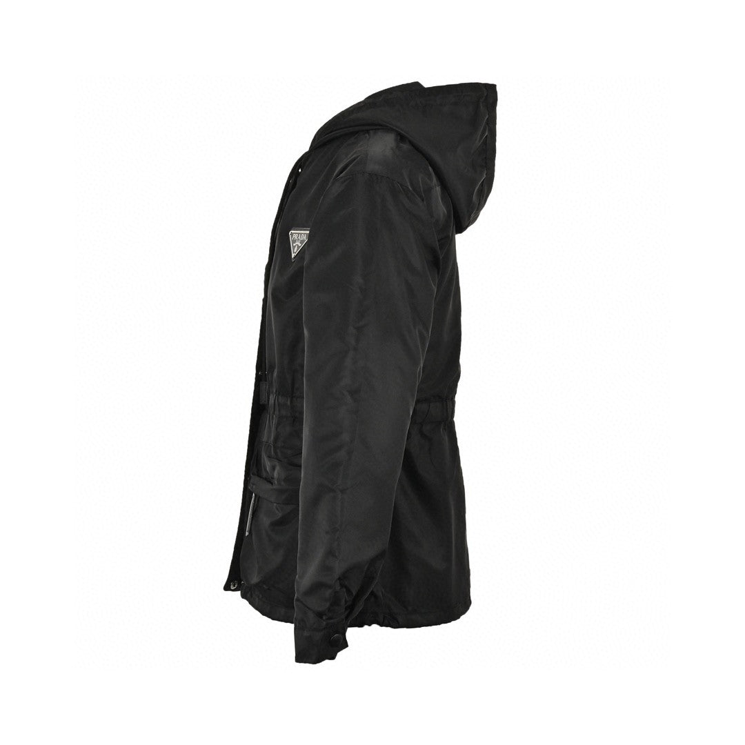 Pra*a nylon hooded jacket