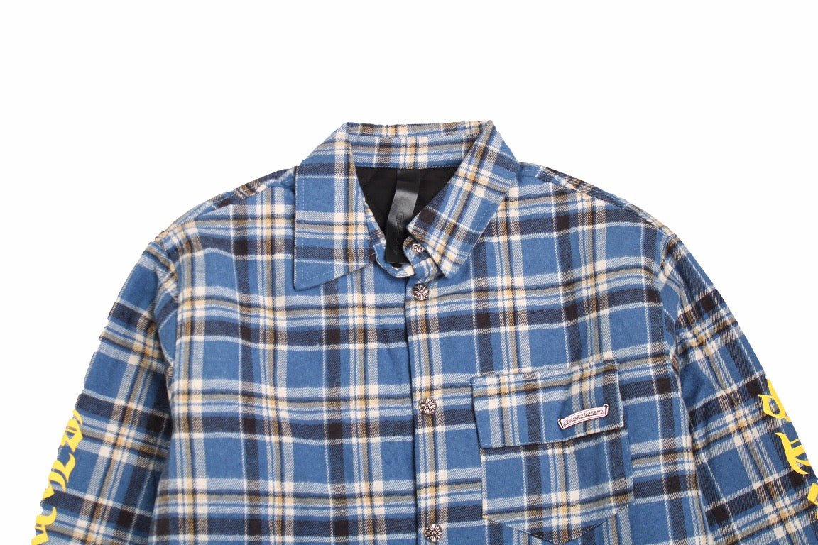 B**rry blue plaid shirt