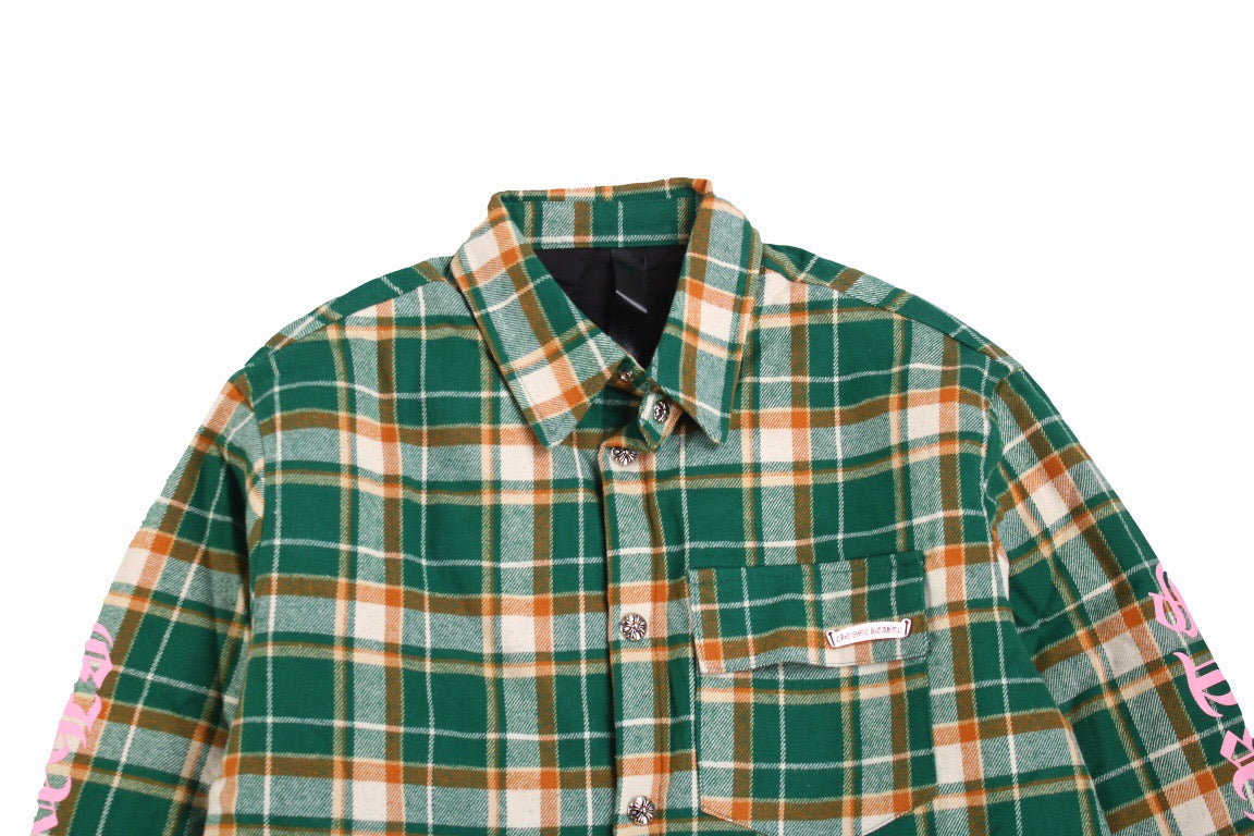 B**rry green plaid shirt