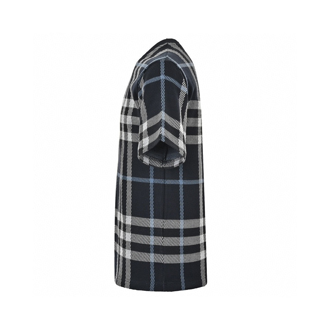 B**rry navy check t-shirt